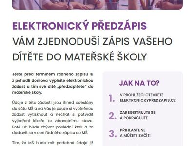 elektronický předzápis